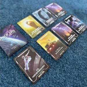 DISNEY | Space 220 restaurant trading cards (set of 7) - Epcot exclusive